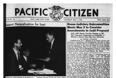 The Pacific Citizen, Vol. 26 No. 18 (May 1, 1948) (ddr-pc-20-18)