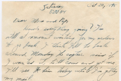 Letter from Tadashi Ishida to Mr. & Mrs. Y Ishida (ddr-densho-535-278)