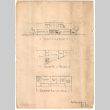 Sketch of Seattle Betsuin Buddhist Temple street & floor plan (ddr-densho-430-155)
