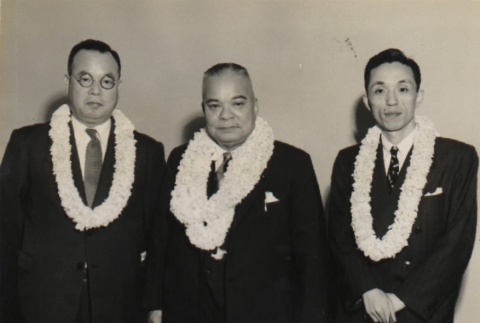 Sankuro Ogasawara and two other Ministry of Finance officials (ddr-njpa-4-1718)