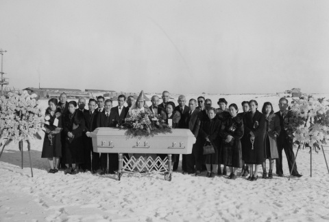 Funeral service in camp (ddr-densho-156-36)