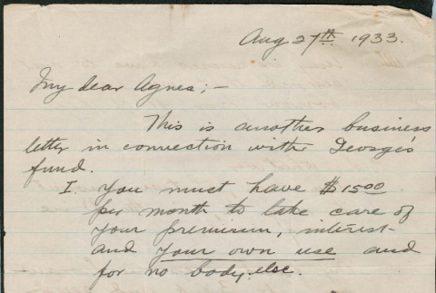 Letter from Thomas S Rockrise to Agnes Rockrise (ddr-densho-335-276)