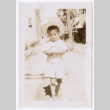 Photo of child in a sunhat (ddr-densho-483-737)