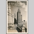 Postcard of Michigan Ave Bridge (ddr-densho-316-415)