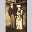 Shizue Natsukawa and Nobuo Iida on their wedding day (ddr-njpa-4-1386)