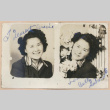 Two portraits of a woman (ddr-manz-10-88)