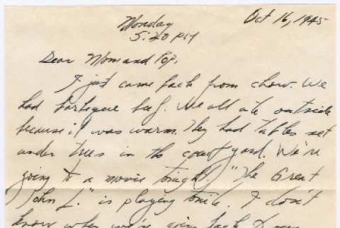 Letter from Tadashi Ishida to Mr. & Mrs. Y Ishida (ddr-densho-535-281)