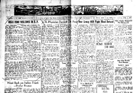 Colorado Times Vol. 31, No. 4298 (April 17, 1945) (ddr-densho-150-11)