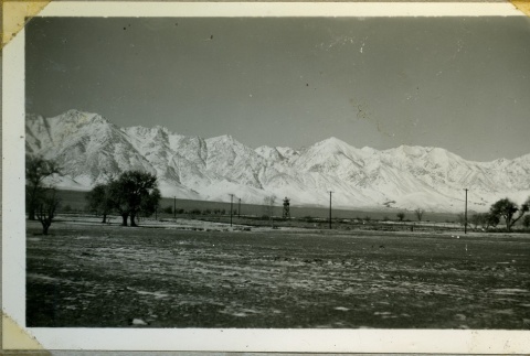 View of the mountains from camp (ddr-manz-4-80)