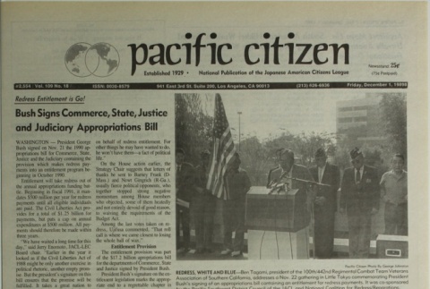 Pacific Citizen, Vol. 109, No. 18 (December 1, 1989) (ddr-pc-61-43)