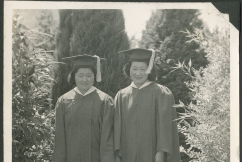 Two graduates (ddr-densho-328-309)