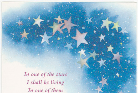 Card from Keiko to Kris Marubayashi (ddr-densho-329-1080)