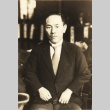 Man seated in a chair (ddr-njpa-4-2105)