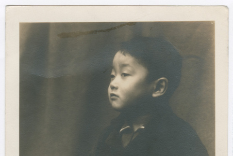 Portrait of young boy (ddr-densho-383-452)