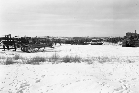 Machinery and heavy equipment in snow (ddr-fom-1-641)