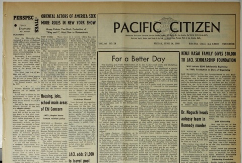 Pacific Citizen, Vol. 66, No. 24 (June 14, 1968) (ddr-pc-40-24)