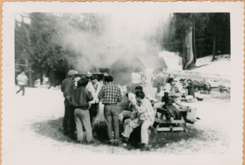 Photo of group at picnic (ddr-densho-341-135)