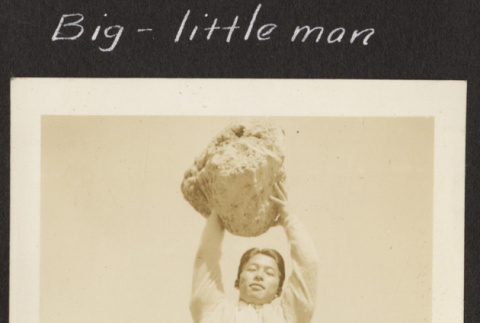 Big little man Joe Komoto (ddr-densho-287-268)