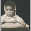 Photo cut-out of a child in a high chair (ddr-densho-483-755)