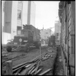 Truck delivering lumber to job site (ddr-densho-426-2165)