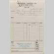 Order from Kamumatsu Nakada (ddr-densho-424-701)