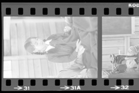 Negative film strip for Farewell to Manzanar scene stills (ddr-densho-317-220)
