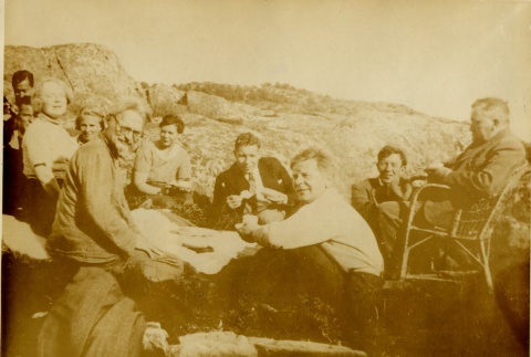 Picnic with Leon Trotsky and others (ddr-njpa-1-2033)