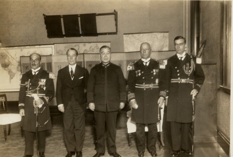 A group of men in uniform and civilian dress (ddr-njpa-1-2203)