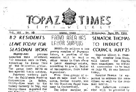 Topaz Times Vol. VII No. 26 (June 28, 1944) (ddr-densho-142-319)