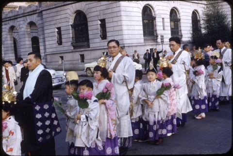 Oregon Buddhist Church 50th Anniversary Celebration Chigo Procession (ddr-one-1-53)