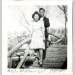 Man and woman standing in Liberty Park (ddr-manz-6-77)
