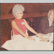 Agnes Sakura sitting at table (ddr-densho-523-652)