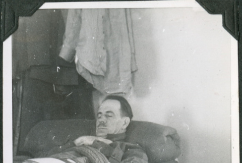 Man lying in cot (ddr-ajah-2-532)