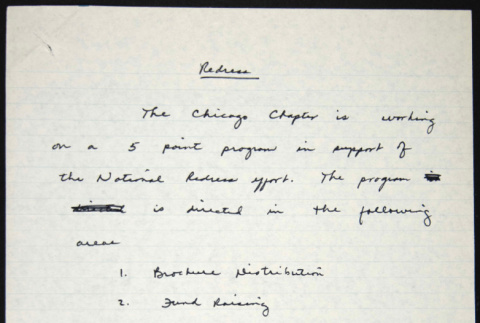 Redress Handwritten notes (ddr-chijacl-1-157)