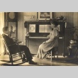 Torao Kawasaki and his wife with a piano (ddr-njpa-4-562)