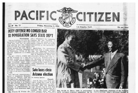 The Pacific Citizen, Vol. 39 No. 19 (November 5, 1954) (ddr-pc-26-45)
