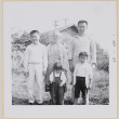 Hardy, William, Susan and Leslie Shiomi with unidentified woman (ddr-densho-522-419)