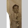 Man wearing leis (ddr-njpa-4-2321)