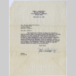 Letter to Sally Domoto from John Gorfinkel (ddr-densho-329-1233)