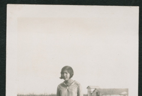 girl in field (ddr-densho-378-422)