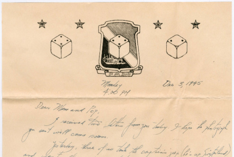 Letter from Tadashi Ishida to Mr. & Mrs. Y Ishida (ddr-densho-535-301)