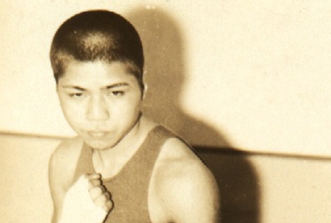 Hikoji Oyama, a Japanese boxer (ddr-njpa-4-1655)