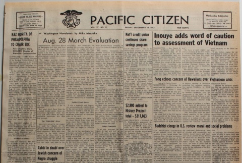Pacific Citizen, Vol. 58, No. 11 (September 13, 1963) (ddr-pc-35-37)