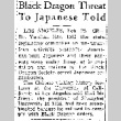 Black Dragon Threat To Japanese Told (February 25, 1942) (ddr-densho-56-649)