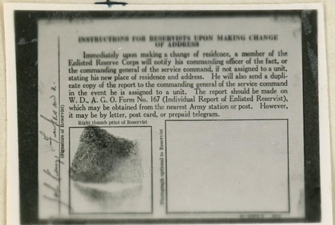 Back of John Fukasawa's identification card (ddr-densho-37-1672)