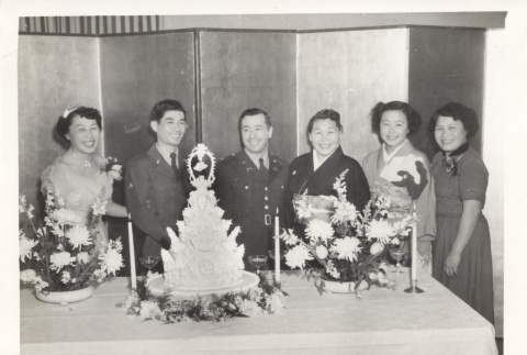 Wedding Reception of Olinda Saito and Sgt. Raymond Funakoshi (ddr-one-2-50)