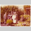 Group photograph in a garden (ddr-densho-433-575)