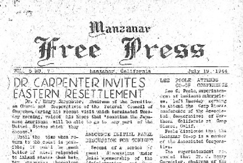 Manzanar Free Press Vol. 6 No. 7 (July 19, 1944) (ddr-densho-125-256)
