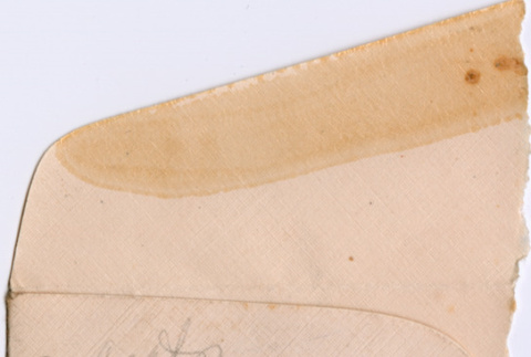 Torn piece of envelope with names (ddr-densho-426-966)