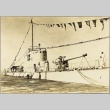 Sailors on the deck of the USS Argonaut (ddr-njpa-13-366)